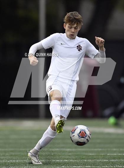Thumbnail 1 in Solorio vs. Saint Ignatius College Prep (IHSA 2A Sectional Final) photogallery.