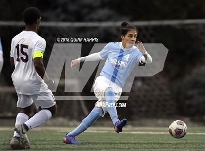 Thumbnail 2 in Solorio vs. Saint Ignatius College Prep (IHSA 2A Sectional Final) photogallery.