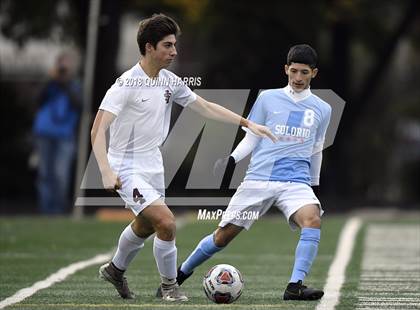 Thumbnail 3 in Solorio vs. Saint Ignatius College Prep (IHSA 2A Sectional Final) photogallery.