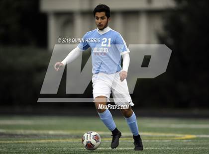 Thumbnail 2 in Solorio vs. Saint Ignatius College Prep (IHSA 2A Sectional Final) photogallery.