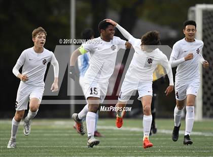 Thumbnail 1 in Solorio vs. Saint Ignatius College Prep (IHSA 2A Sectional Final) photogallery.