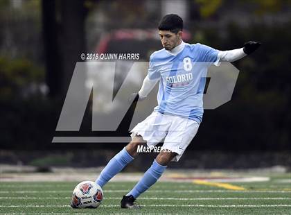 Thumbnail 3 in Solorio vs. Saint Ignatius College Prep (IHSA 2A Sectional Final) photogallery.