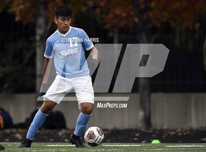 Thumbnail 3 in Solorio vs. Saint Ignatius College Prep (IHSA 2A Sectional Final) photogallery.