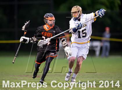 Thumbnail 1 in Newton North @ Needham (MIAA Divison 1 South 1st Round) photogallery.