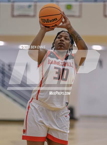 Thumbnail 2 in Gainesville vs McIntosh (MLK Luella HoopKlub Showcase) photogallery.