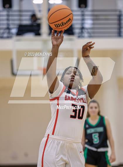 Thumbnail 3 in Gainesville vs McIntosh (MLK Luella HoopKlub Showcase) photogallery.
