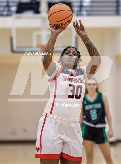 Thumbnail 2 in Gainesville vs McIntosh (MLK Luella HoopKlub Showcase) photogallery.