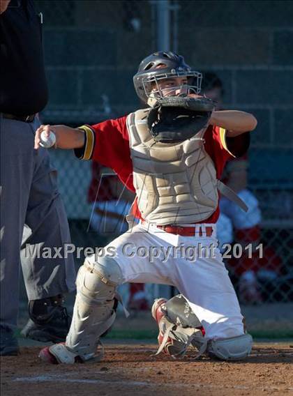 Thumbnail 2 in St. Mary's vs Jesuit (CIF SJS D1 Final - Game 3) photogallery.