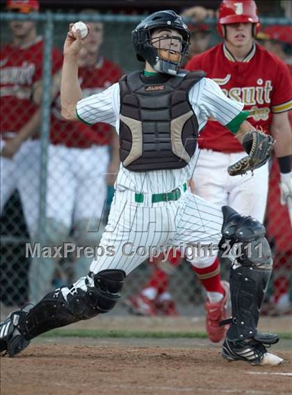 Thumbnail 3 in St. Mary's vs Jesuit (CIF SJS D1 Final - Game 3) photogallery.