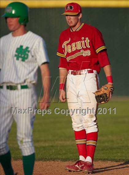 Thumbnail 3 in St. Mary's vs Jesuit (CIF SJS D1 Final - Game 3) photogallery.