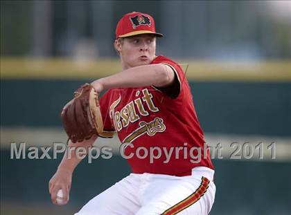 Thumbnail 3 in St. Mary's vs Jesuit (CIF SJS D1 Final - Game 3) photogallery.