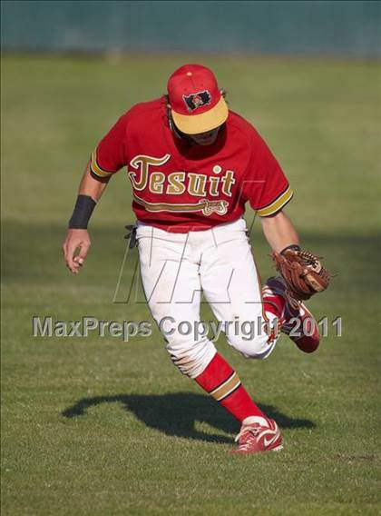 Thumbnail 3 in St. Mary's vs Jesuit (CIF SJS D1 Final - Game 3) photogallery.