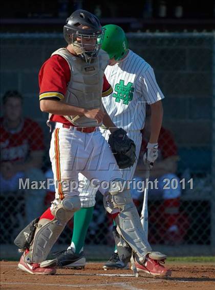 Thumbnail 2 in St. Mary's vs Jesuit (CIF SJS D1 Final - Game 3) photogallery.