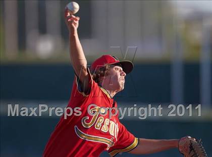 Thumbnail 1 in St. Mary's vs Jesuit (CIF SJS D1 Final - Game 3) photogallery.