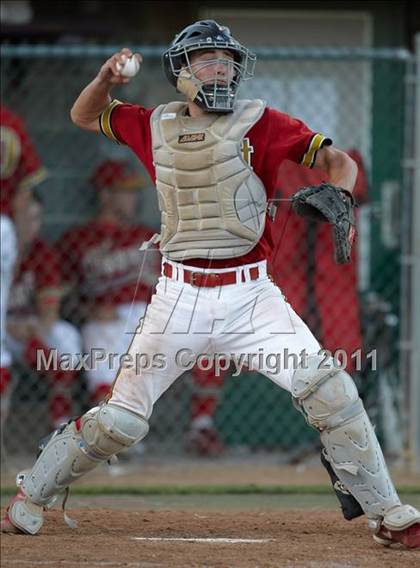 Thumbnail 3 in St. Mary's vs Jesuit (CIF SJS D1 Final - Game 3) photogallery.