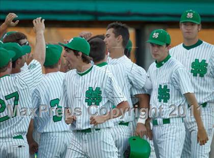 Thumbnail 2 in St. Mary's vs Jesuit (CIF SJS D1 Final - Game 3) photogallery.