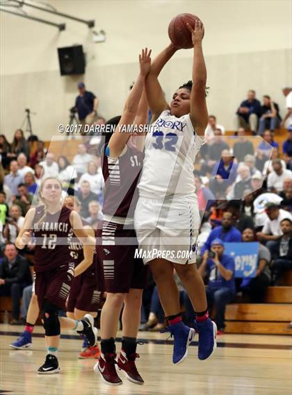 Thumbnail 2 in Woodside Priory vs. St. Francis (CIF CCS Division 5 Final) photogallery.