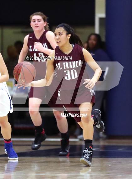 Thumbnail 3 in Woodside Priory vs. St. Francis (CIF CCS Division 5 Final) photogallery.