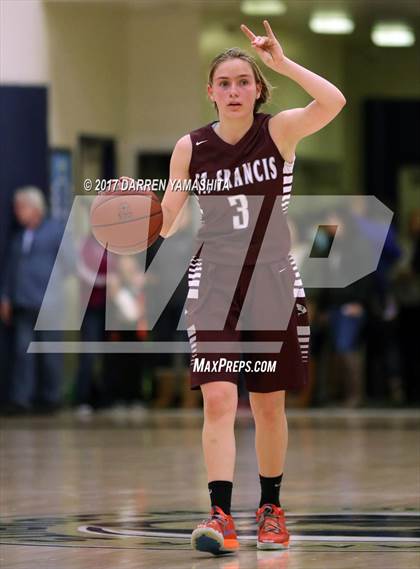 Thumbnail 3 in Woodside Priory vs. St. Francis (CIF CCS Division 5 Final) photogallery.
