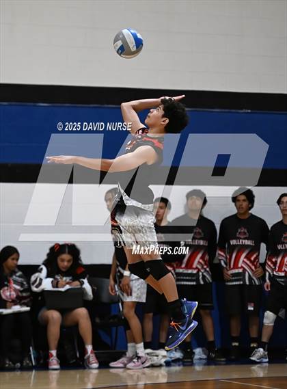 Thumbnail 2 in Miller @ Desert Christian (CIF SS Div 8 Round 2) photogallery.