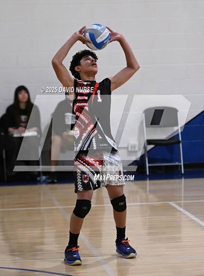 Thumbnail 2 in Miller @ Desert Christian (CIF SS Div 8 Round 2) photogallery.