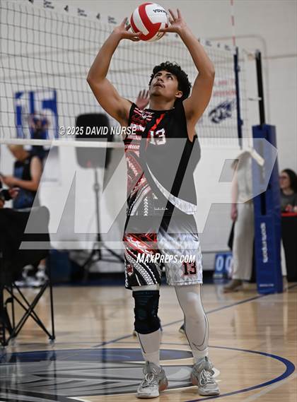 Thumbnail 2 in Miller @ Desert Christian (CIF SS Div 8 Round 2) photogallery.