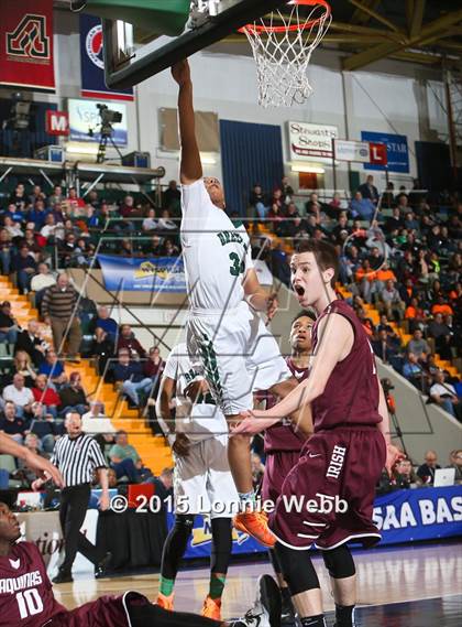Thumbnail 2 in Brentwood vs Aquinas Institute (NYSPHSAA Class AA Semifinal) photogallery.