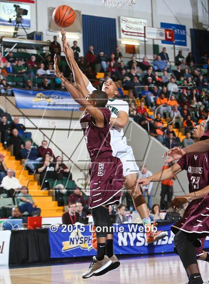 Thumbnail 3 in Brentwood vs Aquinas Institute (NYSPHSAA Class AA Semifinal) photogallery.