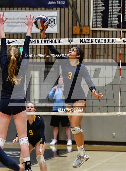 Thumbnail 2 in Turlock @ Marin Catholic (CIF NorCal Regional Open Division Semifinal) photogallery.
