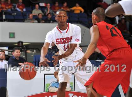 Thumbnail 3 in Lutheran vs. Serra (CIF SS D4AA Final) photogallery.