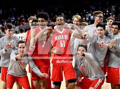 Thumbnail 1 in Mater Dei vs. Chino Hills (CIF SS Playoff Open DIV Semi Final) photogallery.