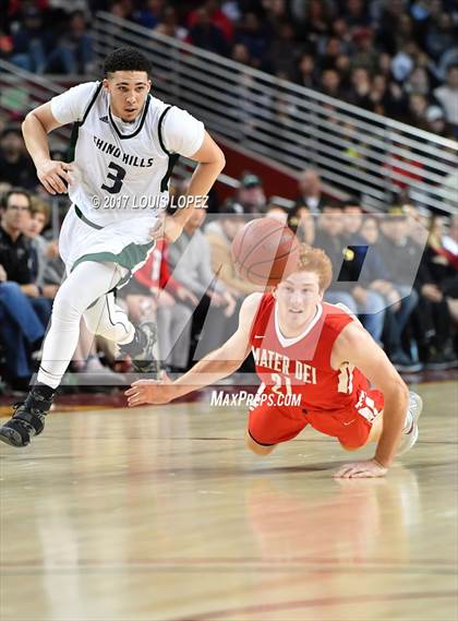 Thumbnail 2 in Mater Dei vs. Chino Hills (CIF SS Playoff Open DIV Semi Final) photogallery.