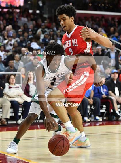 Thumbnail 2 in Mater Dei vs. Chino Hills (CIF SS Playoff Open DIV Semi Final) photogallery.