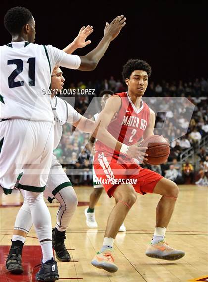 Thumbnail 2 in Mater Dei vs. Chino Hills (CIF SS Playoff Open DIV Semi Final) photogallery.