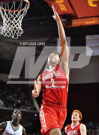 Thumbnail 3 in Mater Dei vs. Chino Hills (CIF SS Playoff Open DIV Semi Final) photogallery.