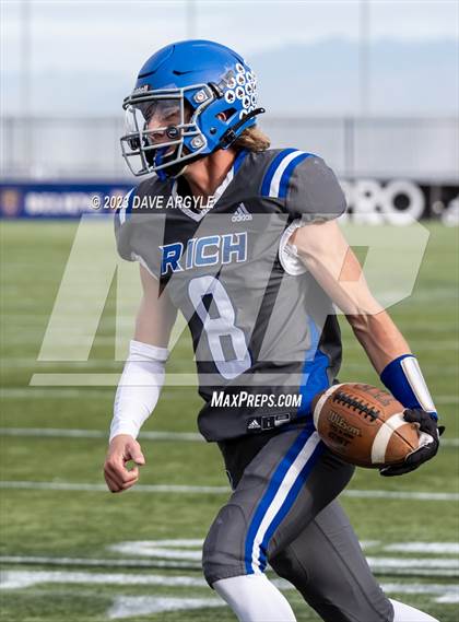 Thumbnail 1 in Water Canyon vs Rich (UHSAA 8-player Semifinal) photogallery.
