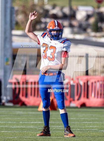 Thumbnail 1 in Water Canyon vs Rich (UHSAA 8-player Semifinal) photogallery.