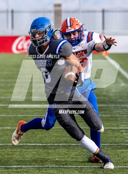 Thumbnail 1 in Water Canyon vs Rich (UHSAA 8-player Semifinal) photogallery.