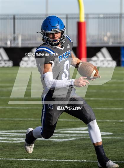 Thumbnail 3 in Water Canyon vs Rich (UHSAA 8-player Semifinal) photogallery.