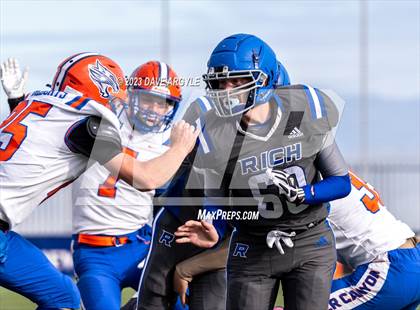 Thumbnail 3 in Water Canyon vs Rich (UHSAA 8-player Semifinal) photogallery.
