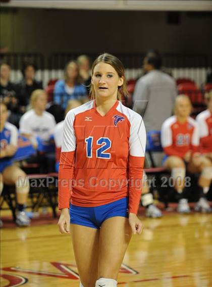 Thumbnail 2 in Cardinal Gibbons vs. West Henderson (NCHSAA Girls Volleyball 2A Final) photogallery.
