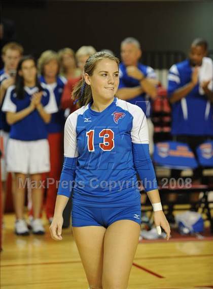 Thumbnail 1 in Cardinal Gibbons vs. West Henderson (NCHSAA Girls Volleyball 2A Final) photogallery.