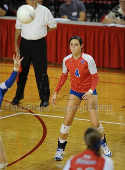 Thumbnail 2 in Cardinal Gibbons vs. West Henderson (NCHSAA Girls Volleyball 2A Final) photogallery.