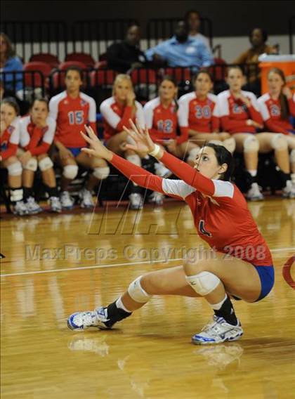 Thumbnail 1 in Cardinal Gibbons vs. West Henderson (NCHSAA Girls Volleyball 2A Final) photogallery.