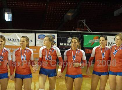 Thumbnail 2 in Cardinal Gibbons vs. West Henderson (NCHSAA Girls Volleyball 2A Final) photogallery.