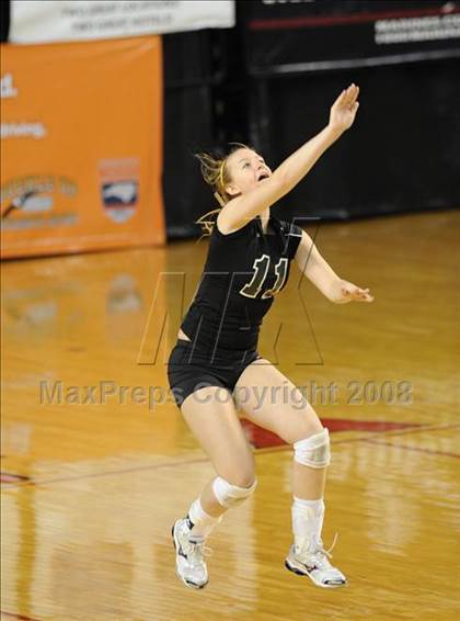 Thumbnail 1 in Cardinal Gibbons vs. West Henderson (NCHSAA Girls Volleyball 2A Final) photogallery.