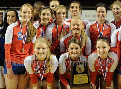Thumbnail 3 in Cardinal Gibbons vs. West Henderson (NCHSAA Girls Volleyball 2A Final) photogallery.