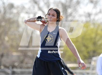 Thumbnail 1 in Indianapolis Bishop Chatard Invitational (Shot Put) photogallery.