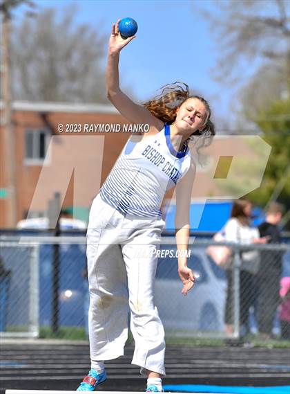 Thumbnail 3 in Indianapolis Bishop Chatard Invitational (Shot Put) photogallery.