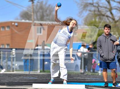 Thumbnail 1 in Indianapolis Bishop Chatard Invitational (Shot Put) photogallery.